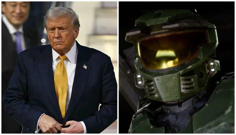 Donald Trump’s White House Shares AI-Generated Halo Meme