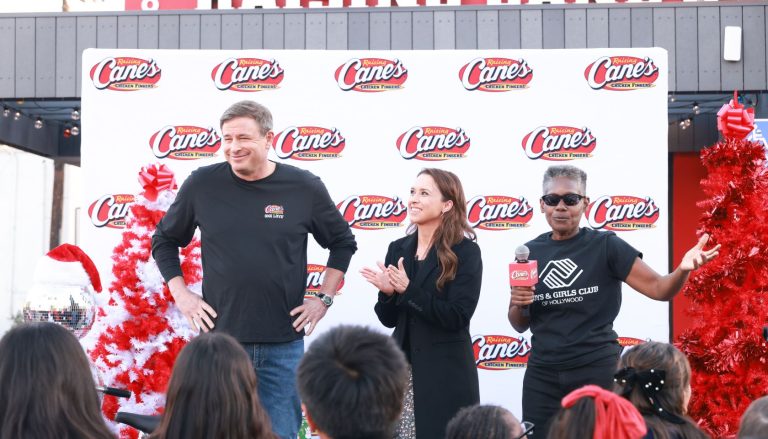 Lacey Chabert & Raising Cane’s Make Bike Donation in Hollywood