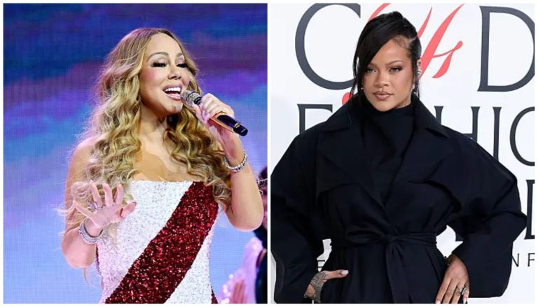 Rihanna Gets Her Life At Mariah Carey’s Christmas Residency