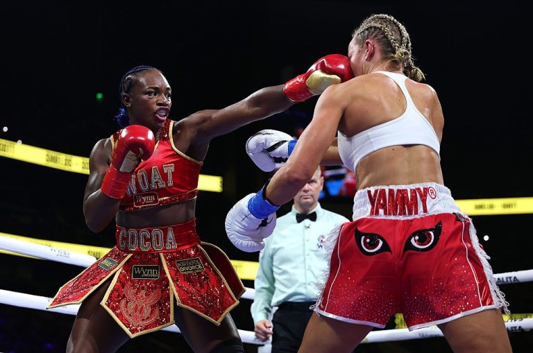 GWOAT Claressa Shields TKOs Kaye Scott, Reclaims World Titles