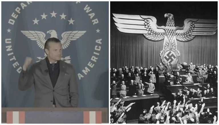 Pete Hegseth’s Latest Speech Sparks Nazi Comparisons
