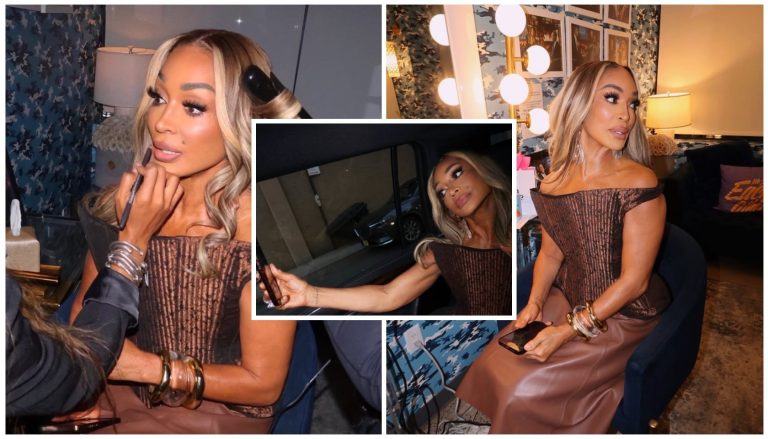 Karen Huger’s Chocolate Corset Look On WWHL