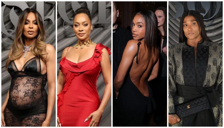 Ciara Slays For 2 In Lace & Lingerie At PFW